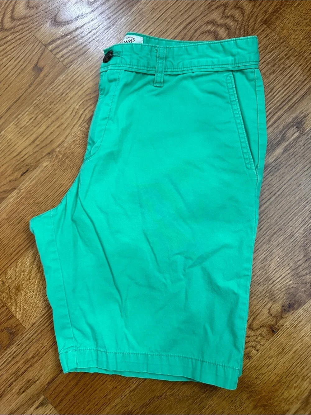 Original Penguin by Munsingwear Green Chino Shorts Size 34 Cotton
